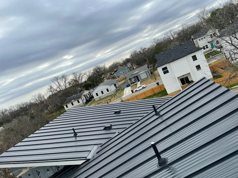 Standing seam metal roof panels with vents for Skylight Repair in East Aurora